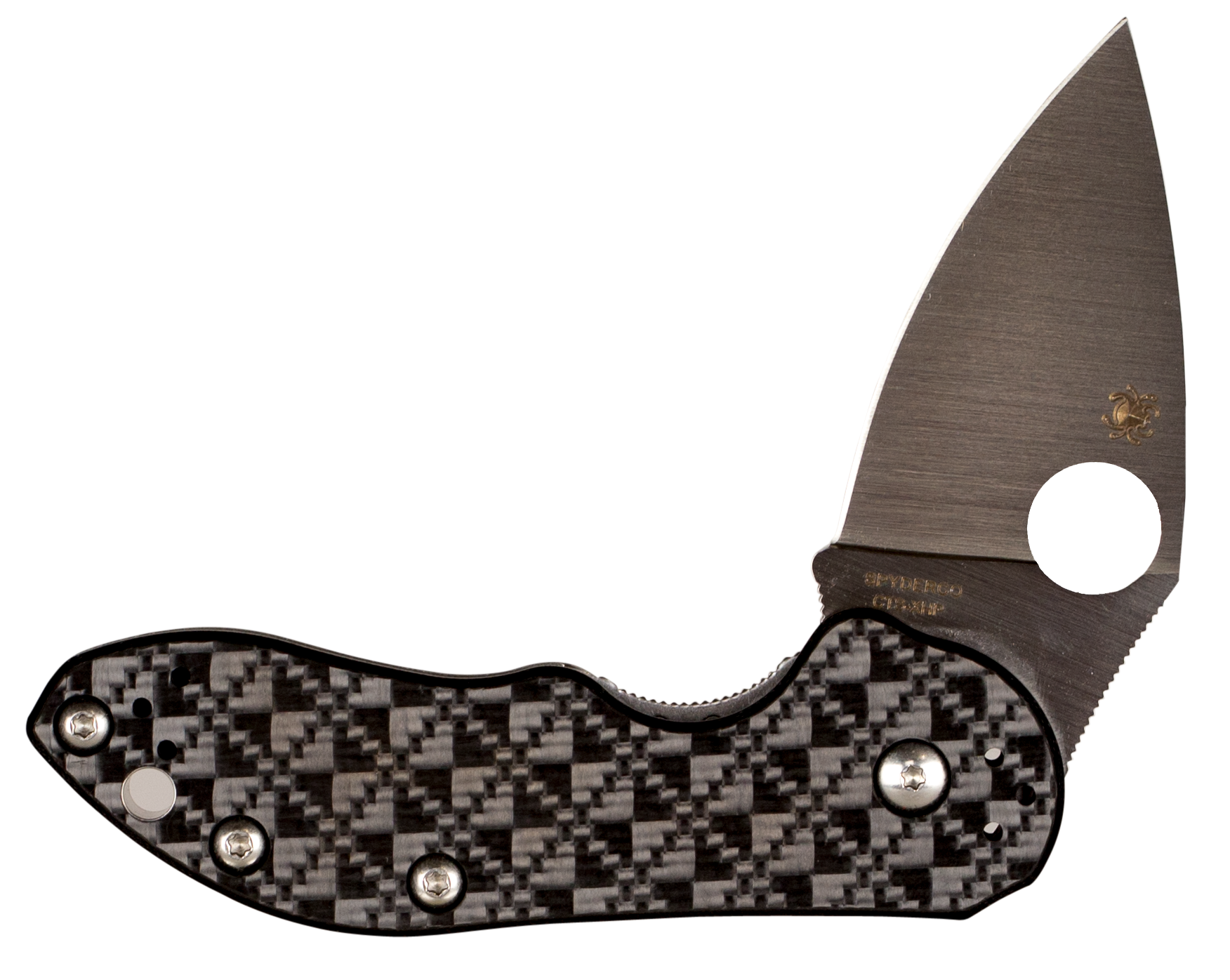 Spyderco C182CFTIP Dice Folder 2.52" CTS XHP Steel G10 Blk