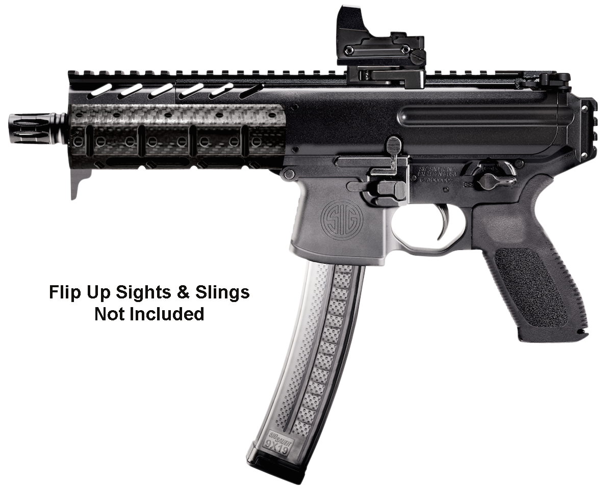 Sig Sauer MPXP9KM MPX P9 Pistol SemiAutomatic 9mm 8" 30+1 Black