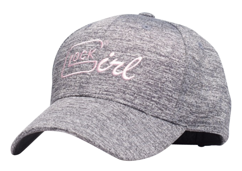 Glock AP70237 Hat Glock Girl Sports Cap Adjustable Heather Gray