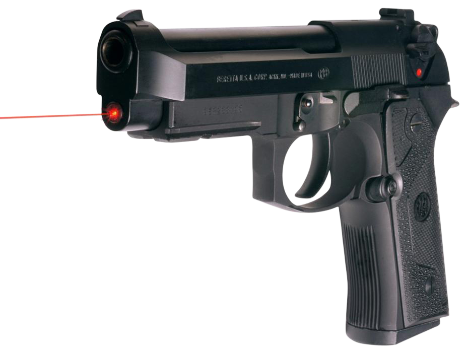 Beretta SPEC0590A 92FS LM Red Laser SA/DA 9mm 4.9" 15+1 Plastic Grip Blk