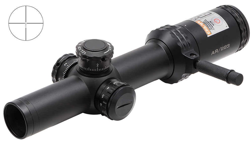 Bushnell 14x24mm Illuminated AR Scope with Throw Down Lever 242