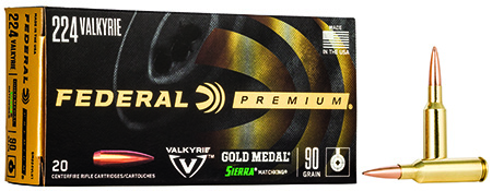 Federal Gold Medal Sierra MatchKing Boat-Tail HP Ammo