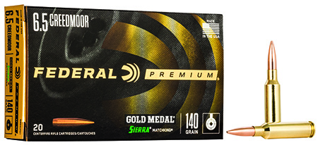 Federal Premium Gold Medal Sierra MatchKing Boat-Tail HP Ammo