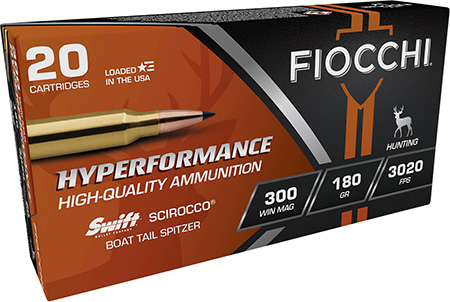 Fiocchi Extrema Swift Scirocco II Boat-Tail Spitzer Ammo