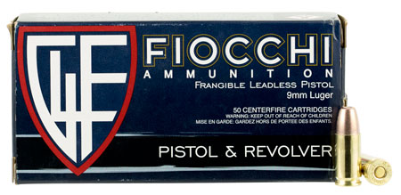 Fiocchi Shooting Dynamics Luger Non-Tox Frangible Ammo