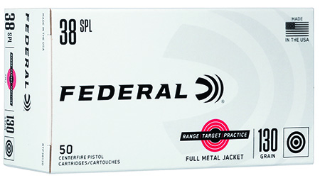 Federal Range And Target FMJ Ammo