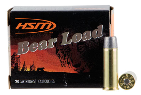 HSM Bear Load Rem Wide Flat Nose WFN Ammo