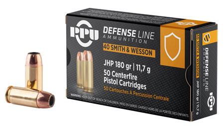 PPU Defense JHP Ammo