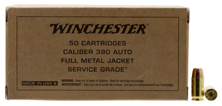 Winchester Service Grade Flat Nose FN 10 FMJ Ammo