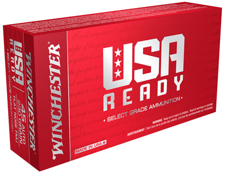 Winchester USA Ready Flat Nose FN 10 FMJ Ammo