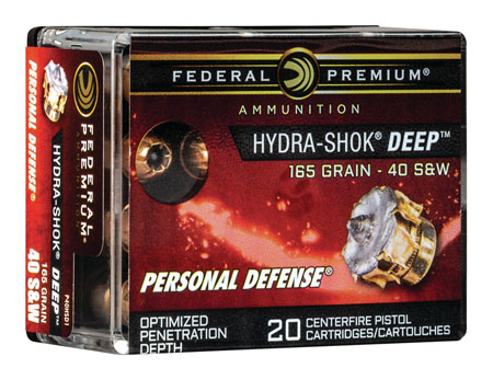 Federal Premium Personal Defense Hydra-Shok Deep HP Ammo