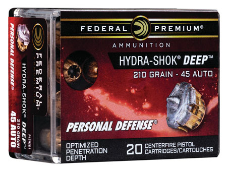 Federal Premium Personal Defense Hydra-Shok Deep HP Ammo