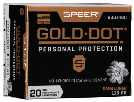 Speer Gold Dot Personal Protection Luger 10 HP Ammo