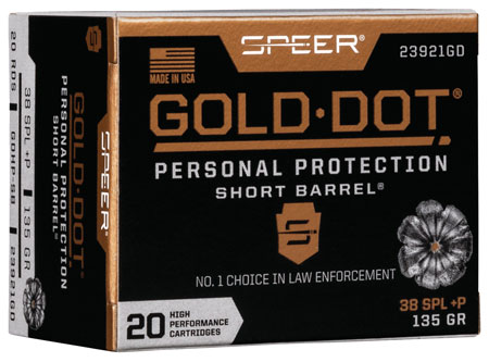 Speer Gold Dot Personal Protection HP +P Ammo