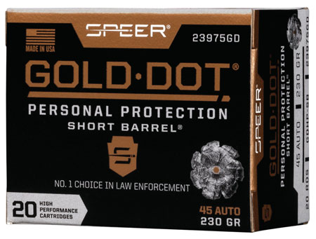 Speer Gold Dot Personal Protection HP Ammo