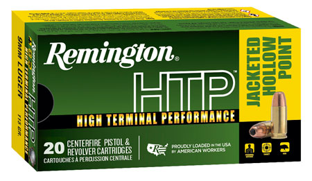 Remington HTP Luger 25 JHP Ammo