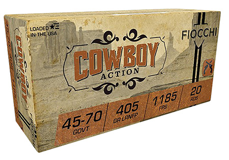 Fiocchi Cowboy Action Gov Lead Flat Point LFP RN Ammo