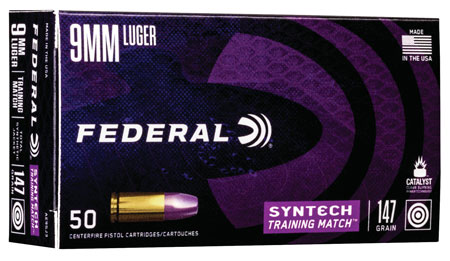 Federal American Eagle Training Match Luger Total Syntech Jacket Flat Nose TSJFN Ammo