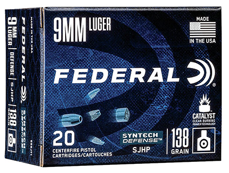 Federal Syntech Defense Luger Segmented S JHP Ammo