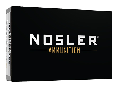 Nosler Match GradeF Boat-Tail BT HP Ammo