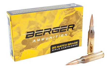 260 Rem Ammo - Berger Tactical Hybrid Open Tip Match Berger Tactical Hybrid Open Tip Match Ammo