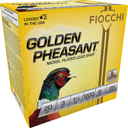 20 Gauge Ammo - Fiocchi Golden Pheasant Extrema 1-1/4oz Fiocchi Golden Pheasant Extrema 1-1/4oz Ammo