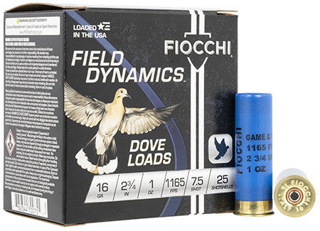 Fiocchi Field Dynamics Dove & Quail 1oz Ammo