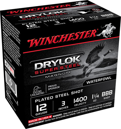 Winchester Drylock Super Steel BBB 1-1/4oz Ammo