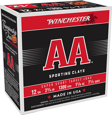 12 Gauge Ammo - Winchester Ammo AA Super Sport Sporting Clay 1-1/8oz Winchester AA Super Sport Sporting Clay 1-1/8oz Ammo