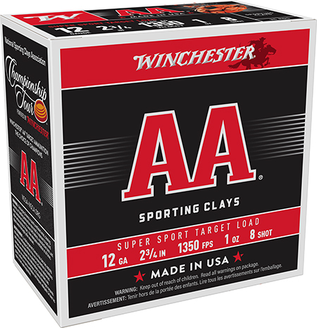 12 Gauge Ammo - Winchester Ammo AA Super Sport Sporting Clay 1oz Winchester AA Super Sport Sporting Clay 1oz Ammo
