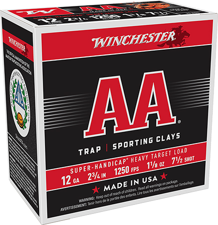 12 Gauge Ammo - Winchester Ammo AA Super Handicap Heavy Target 1-1/8oz Winchester AA Super Handicap Heavy Target 1-1/8oz Ammo