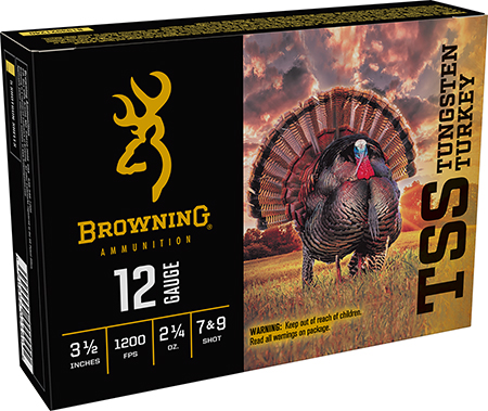 12 Gauge Ammo - Browning Ammo TSS Tungsten Turkey 1/4oz Browning TSS Tungsten Turkey 1/4oz Ammo