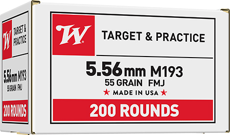 Winchester WM193200 USA M193 FMJ Ammo
