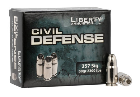 Liberty Civil Defense Protection Sig Lead-Free Fragmenting LFF Ammo