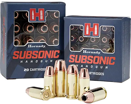 45 ACP/Auto Ammo - Hornady Subsonic XTP Hornady Subsonic XTP Ammo