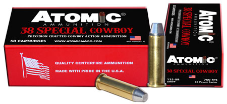 Atomic Cowboy Action Lead Flat Point LFP RN Ammo