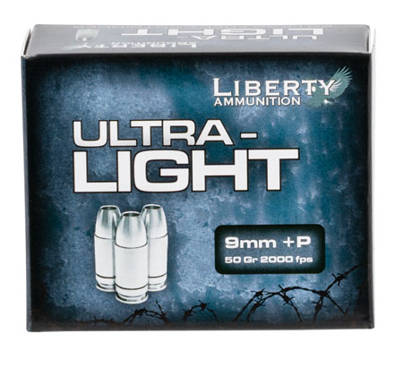 Liberty Ultra-Light Protection Luger Lead-Free Fragmenting LFF HP Ammo