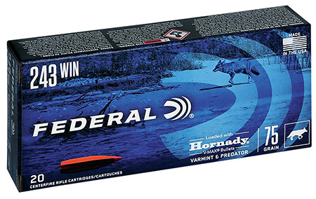 Federal Varmint & Predator Hornady V-Max Ammo