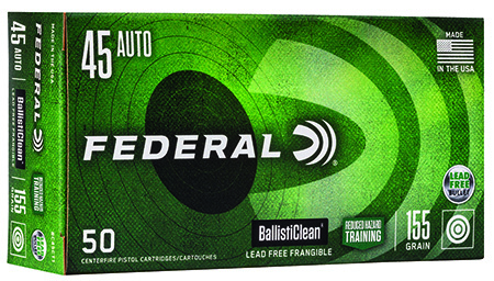 Federal BallistiClean Reduced Hazard Training Lead Free Frangible Ammo