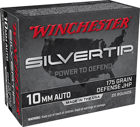 10mm Auto Ammo - Winchester Ammo Super X Silvertip Jacket HP Winchester Super X Silvertip Jacket HP Ammo