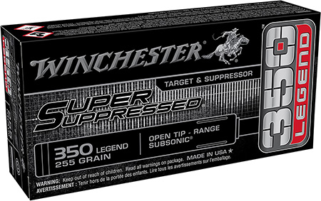 Winchester Super Suppressed Open Tip Range Ammo