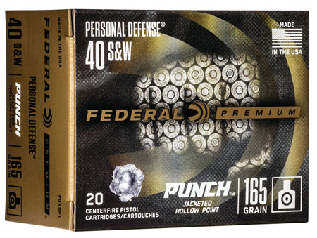 Federal Personal Defense Punch JHP Ammo