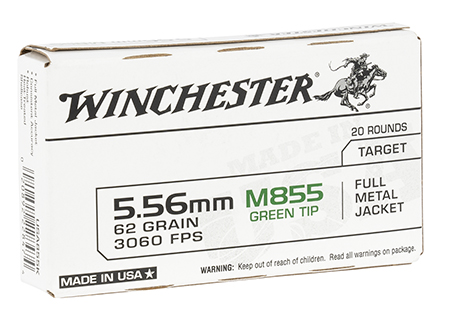 Winchester WM855K USA Green Tip 50 FMJ Ammo