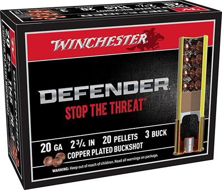 Winchester Defender Copper Buck Ammo