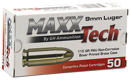 MaxxTech Brass FMJ Ammo