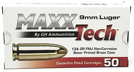 MaxxTech Brass FMJ Ammo