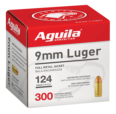 Aguila Centerfire Luger FMJ Ammo