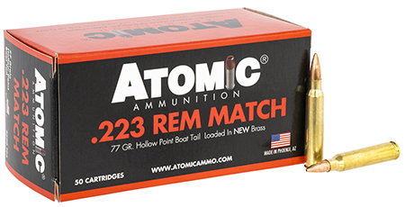 Atomic Match Boat Tail HP Ammo