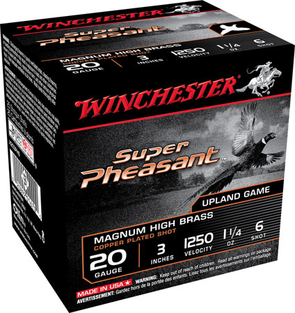 Winchester Super Pheasant High Brass Copper Plated 1-1/4oz Ammo