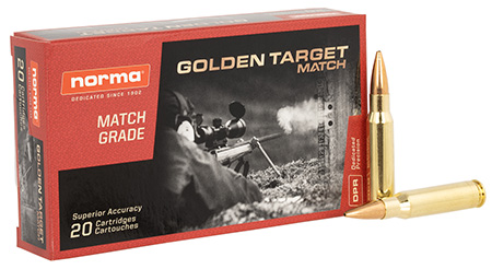 Norma Dedicated Precision Golden Target Match HPBT Ammo
